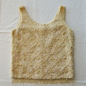 Custom made vintage beaded & sequin tank
